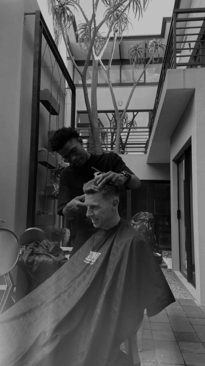 Beard trim and shape in Pretoria East barber shop